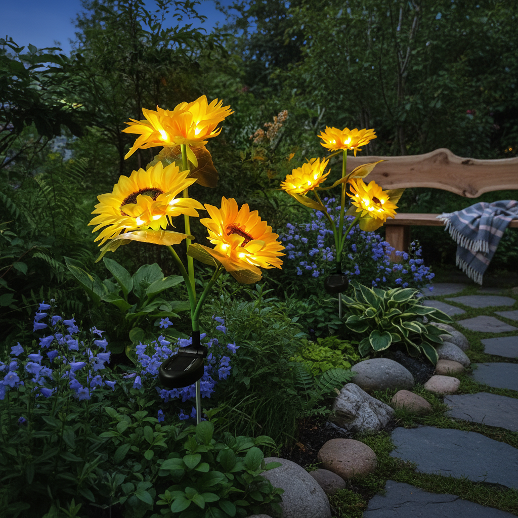 NordicBloom™ Solcellsdriven trädgårdslampa