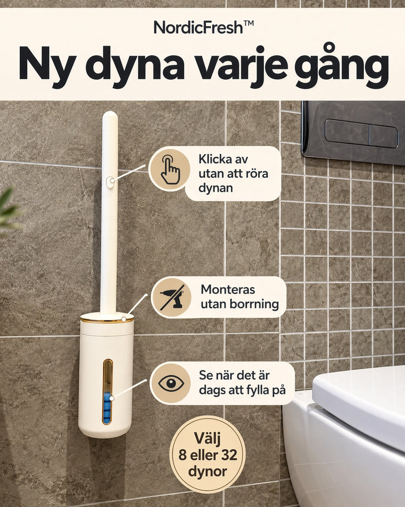 NordicFresh™ – nytt borsthuvud varje gång