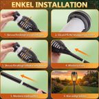 NordicGlow™ Solcellsdriven fackla